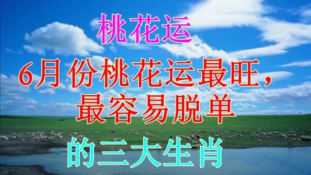 九月桃花运旺盛，这四个生肖有望谈恋爱，你是否在其中？